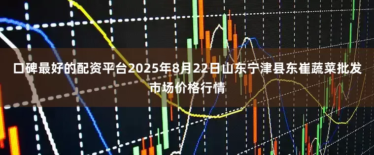 口碑最好的配资平台2025年8月22日山东宁津县东崔蔬菜批发市场价格行情