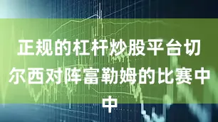 正规的杠杆炒股平台切尔西对阵富勒姆的比赛中